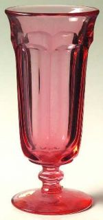 Imperial Glass Ohio Old Williamsburg Dark(Azalea Pink) Iced Tea   Stem #341, Aza