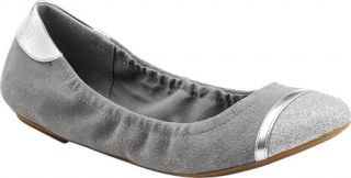 Womens Sperry Top Sider Lily   Charcoal Suede/Silver Glitter Ballet Flats