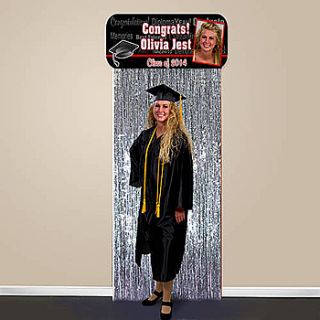 Graduation Diploma Door Topper Curtain