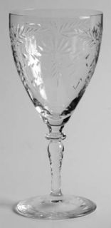 Glastonbury   Lotus Majesty (Stem #77, Cut #24) Water Goblet   Stem #77, Cut #24