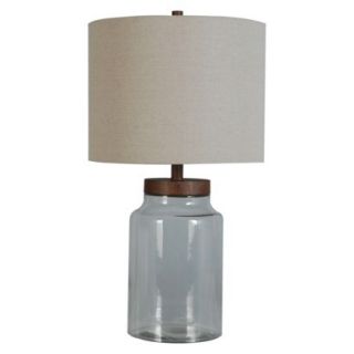 Threshold Fillable Table Lamp   Clear (Includes CFL Bulb)