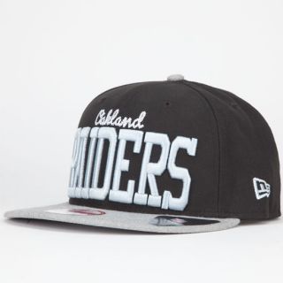 V Team Raiders Mens Snapback Hat Black Combo In Sizes M/L For Men 21878