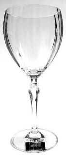 Mikasa Spring Petals Water Goblet   Clear Optic