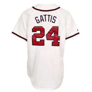 Atlanta Braves Evan Gattis Majestic MLB Youth Player Replica Jersey