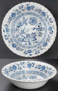 Enoch Wood & Sons Blue Fjord 8 Round Vegetable Bowl, Fine China Dinnerware   Bl