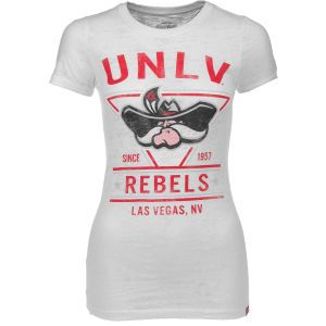 UNLV Runnin Rebels Ladies Tiger Burnout T Shirt