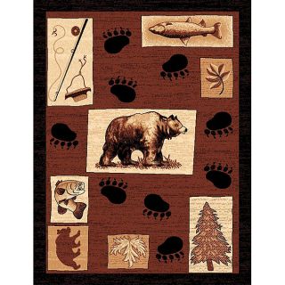 The Lodge Bear Paw Southwestern Rug (8 X 11)