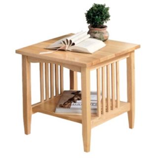 End Table Mission Natural End Table