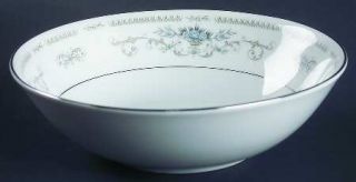 Fine China of Japan Diane Coupe Cereal Bowl, Fine China Dinnerware   Blue Flower