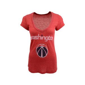 Washington Wizards NBA Womens Triblend Vneck T Shirt