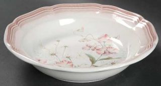 Mikasa Sweet Pea Soup/Cereal Bowl, Fine China Dinnerware   Country Estate,Pink F