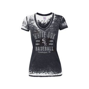 Chicago White Sox 5th & Ocean MLB Womens Burnout Wash Baseball T Shirt
