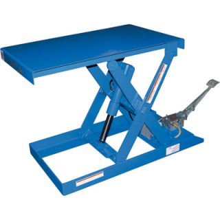 Vestil Foot Pump Scissor Table   2,000 Lb. Capacity, Model# SCTAB 2000