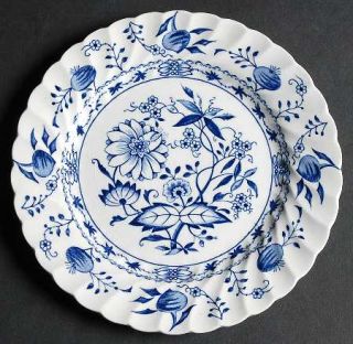 Staffordshire Blue Lily Bread & Butter Plate, Fine China Dinnerware   Blue Onion