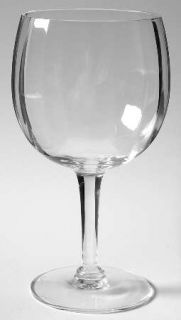 Judel Panel Optic 16 Panel Water Goblet   Clear,Panel Optic,Smooth Stem,No Trim