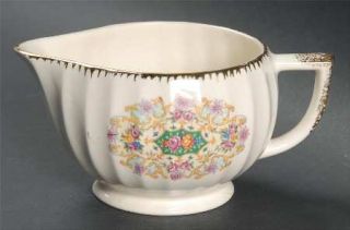 Vanity Fair Melody Creamer, Fine China Dinnerware   Large Floral&Scroll Center D