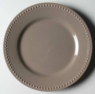  Pearl Taupe Dinner Plate, Fine China Dinnerware   All Taupe,Embossed Do