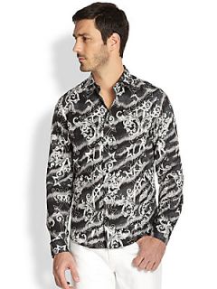 Versace Jeans Baroque Woven Sportshirt   Color