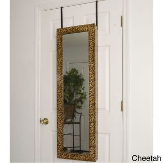 Over the door Wall Hanging Mirrored Jewelry Armoire