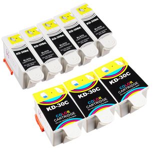 Sophia Global Compatible Ink Cartridge Replacement For Kodak 30 Black And Color (pack Of 8) (Black and colorPrint yield Up to 670 pages for each black and up to 550 pages for each colorModel SGKodak30B5C3Pack of Eight (8) cartridgesWe cannot accept ret