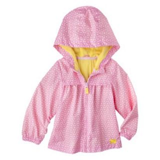 Just One You by Carters Infant Toddler Girls Flower Windbreaker Jacket   Pink