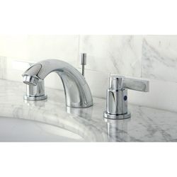 Nuvofusion Chrome Mini widespread Bathroom Faucet