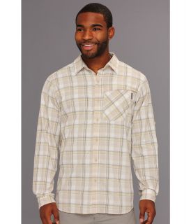 Columbia Insect Blocker Plaid L/S Shirt Mens Long Sleeve Button Up (Beige)