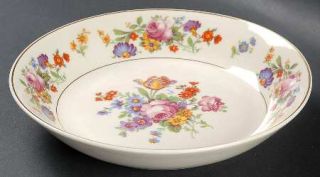 Syracuse Sharon Coupe Soup Bowl, Fine China Dinnerware   Winchester Shape, Flora
