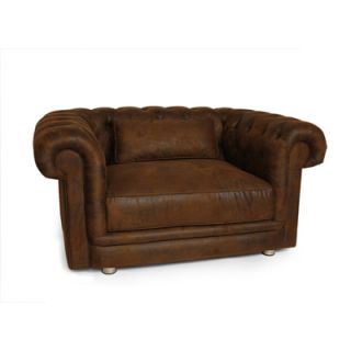 Control Brand Chesterfield Lux Arm Chair FG92151BEIGE/FG92151BRN Color Brown