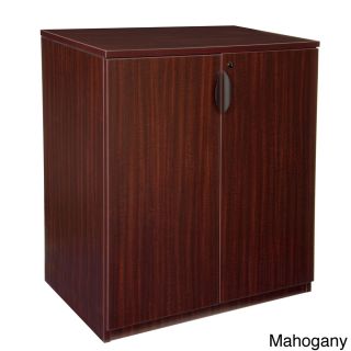 Stand Up Storage Cabinet (Cherry and Mahogany/liMaterialsLaminate Finish Cherry,Mahogany,Laminate Dimensions 36 inches wide x23 inches deep x42 inches highNumber of shelves 3Number of drawers/compartments 0 Model LS2LF2SD7246 Assembly required. )