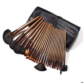 24 pcs Professional Makeup Brushes Set Synthetic Hair with Black Bag