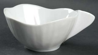 Arte Italica Porcellana Coupe Cereal Bowl, Fine China Dinnerware   White,Embosse