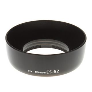 ES 62 Universal Lens Hood for Camera (Black)