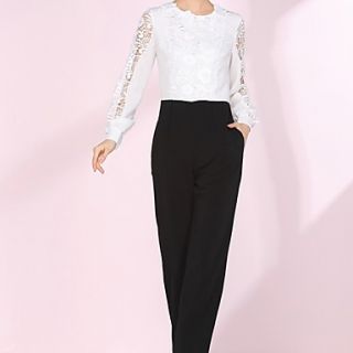 Womens Elegant Lace Slim Jumpsuit(Random Pattern)