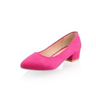 Suede Womens Low Heel Heels Shoes(More Colors)