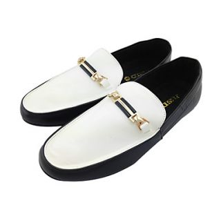 Faux Leather Mens Flat Heel Comfort Loafers Shoes(More Colors)