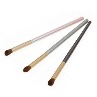 3PCS Horsehair Round tip Eyeshadow Brush