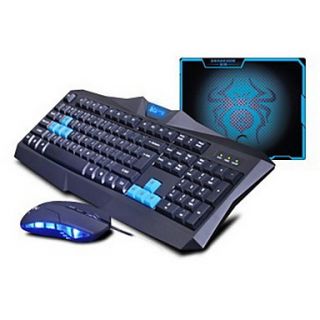 V90 Wired USB Optional Keyboard Mouse Suit