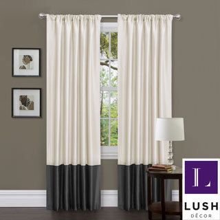 Lush Decor Milione Fiori 84 inch Curtain Panels (set Of 2)