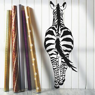 Animal View of Zebras Back Wall Stickers