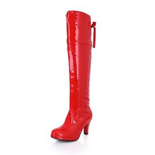 Faux Leather Womens Fashion High heel Boots Big Size 30 48 (More Colors)