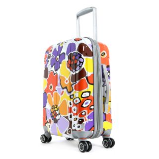 Olympia Blossom 3 piece Fashion Hardside Spinner Luggage Set