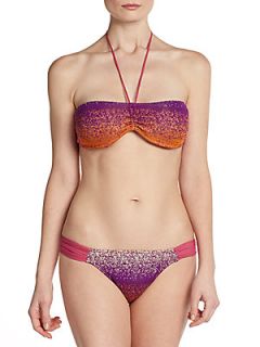 Eunice Bandeau Bikini Top   Purple