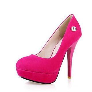 Suede Womens Stiletto Heel Pumps Heels Shoes (More Colors)