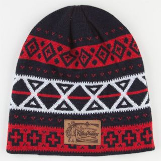 Father Nature Beanie Navy Combo One Size For Men 224256211