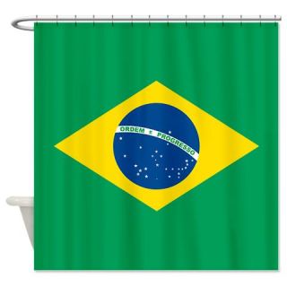  Brazil Flag Shower Curtain  Use code FREECART at Checkout