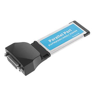 DB25 DB26 Printer Parallel Port LPT to Expresscard Express Card 34 34mm Adapter Converter