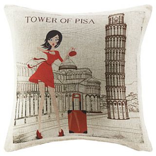 18 Modern Elegant Print Polyester Decorative Pillow With Insert