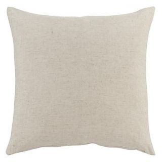 18 Squard Basic Solid Polyester/Linen Decorative Pillow With Insert