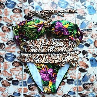 Sexy Printed Leopard Bikini Swimwear